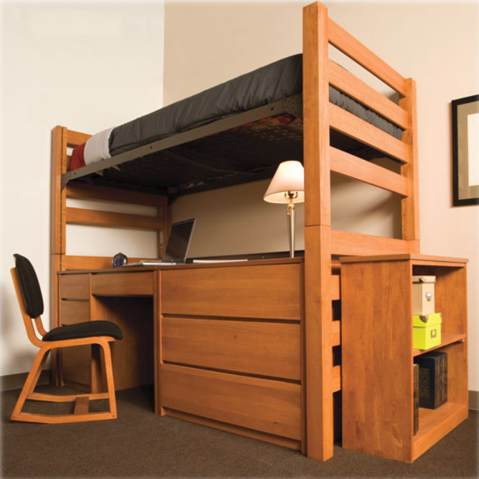 university dorm furniture open loft collection 