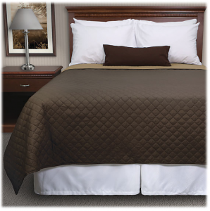 Walker's square reversible pinsonic quilted coverlets